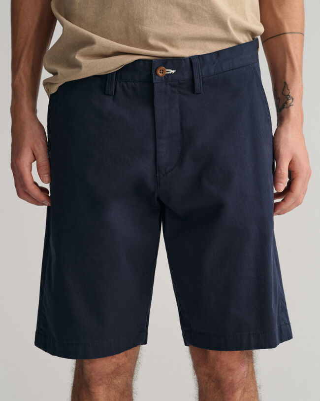 Relaxed Fit Twill Shorts