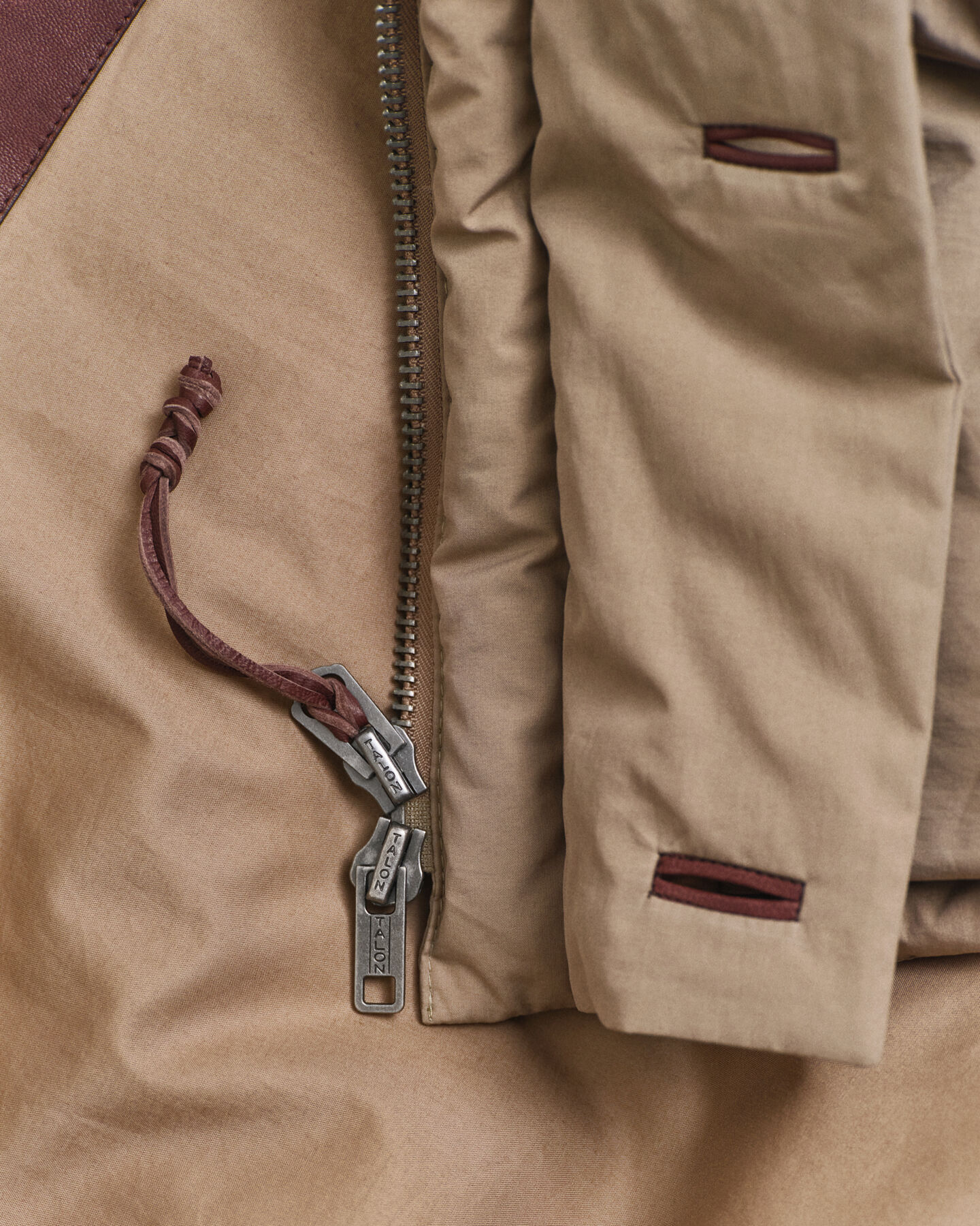 Baumwoll Parka mit Gänsedaunenfüllung