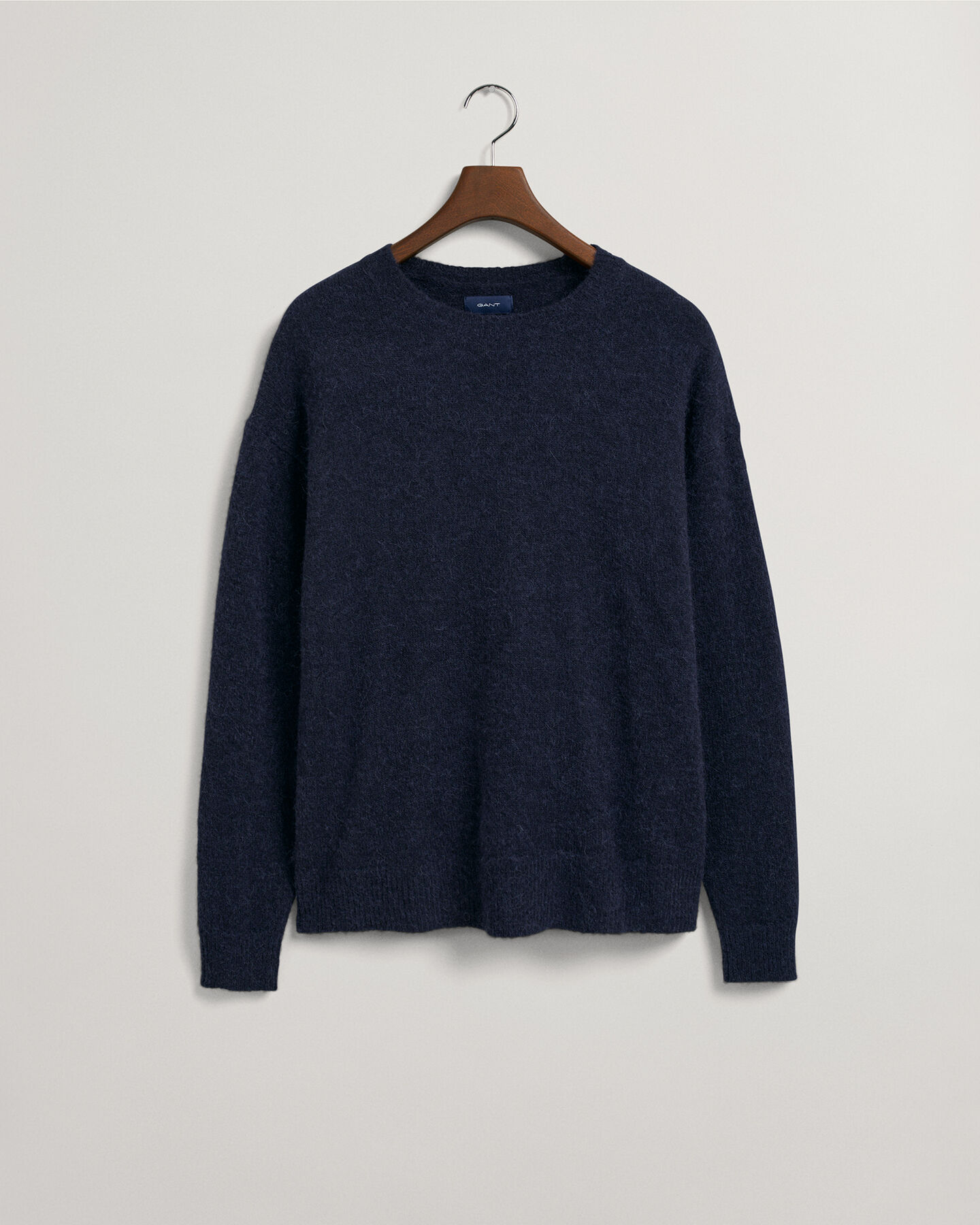 Rundhalspullover aus Alpaka-Gemisch