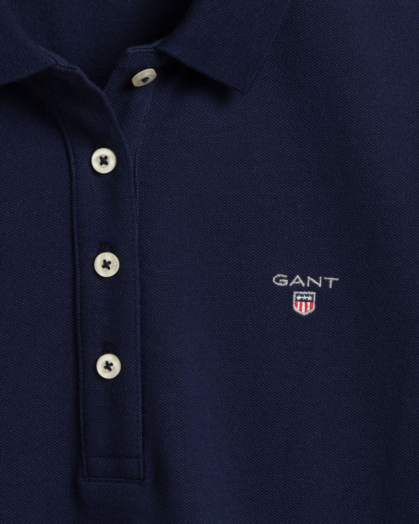 Original Piqué Langarm-Poloshirt