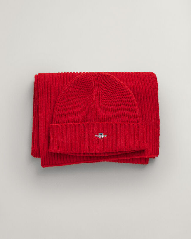 Shield Beanie & Schal Geschenkset