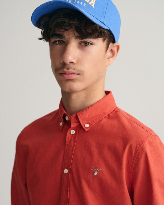 Teen Boys Hemd aus Baumwolltwill