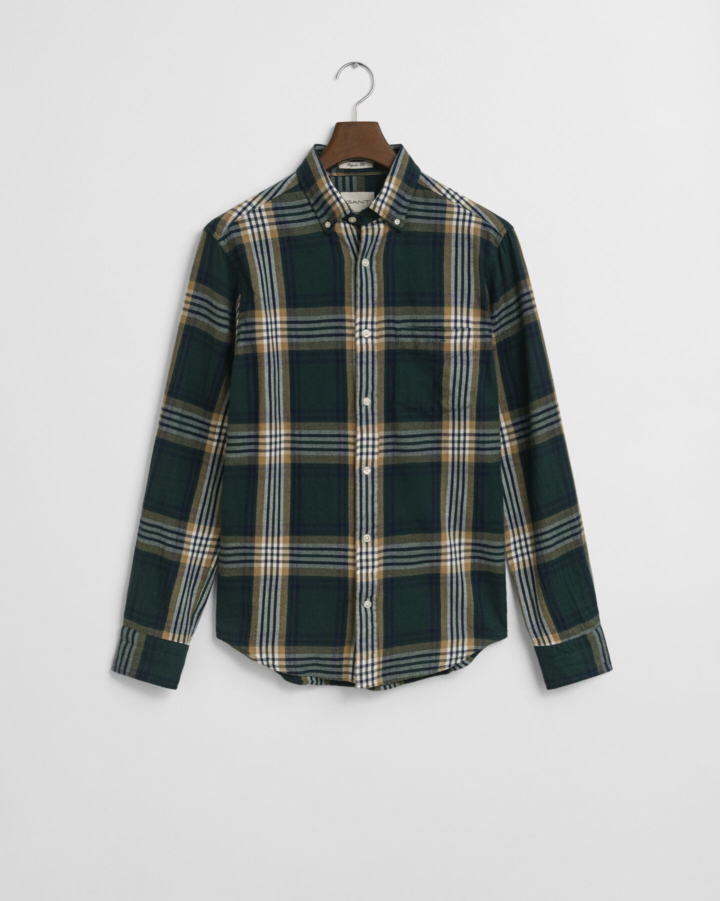 Regular Fit Windblown Flannel Karohemd