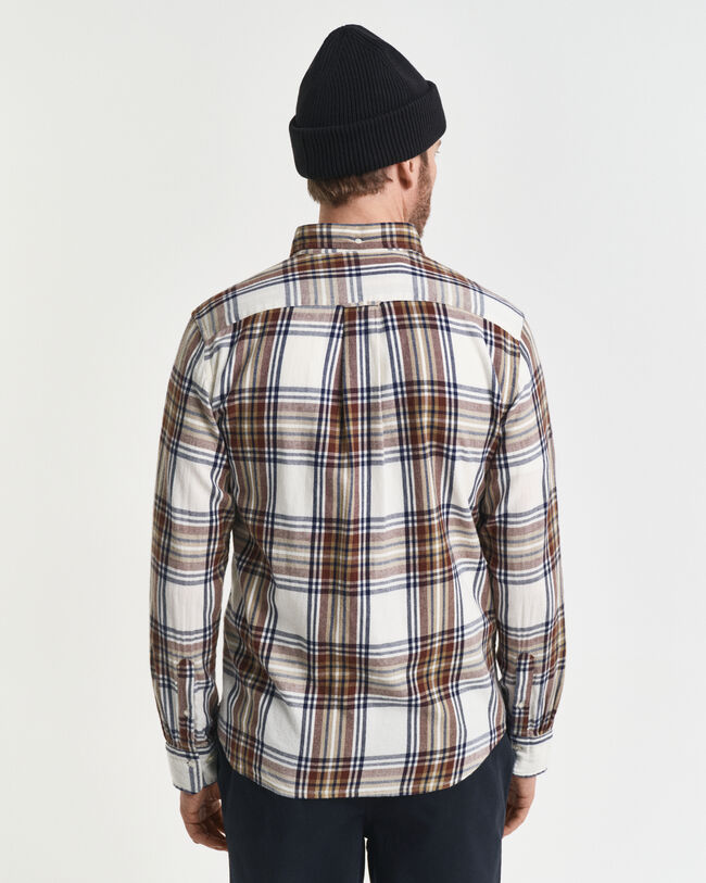 Regular Fit Windblown Flannel Karohemd
