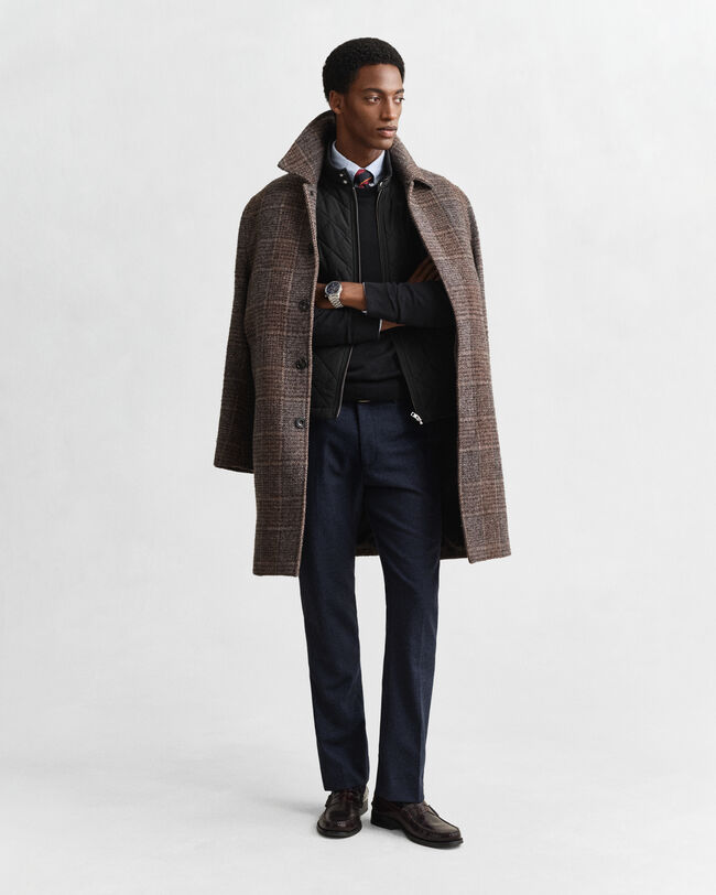 Gesteppte Windcheater Weste