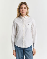 Regular Fit Classic Oxford-Bluse