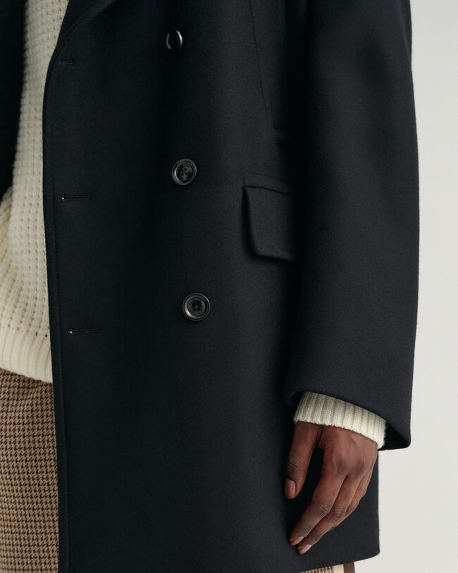 Oversized-Caban aus Wolle