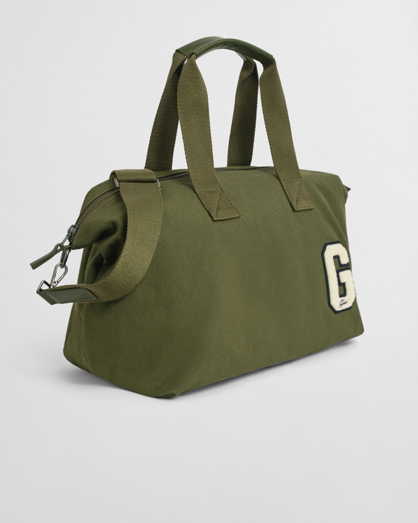 G Badge Duffel Bag aus Baumwollcanvas