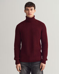 Textured Rollkragenpullover