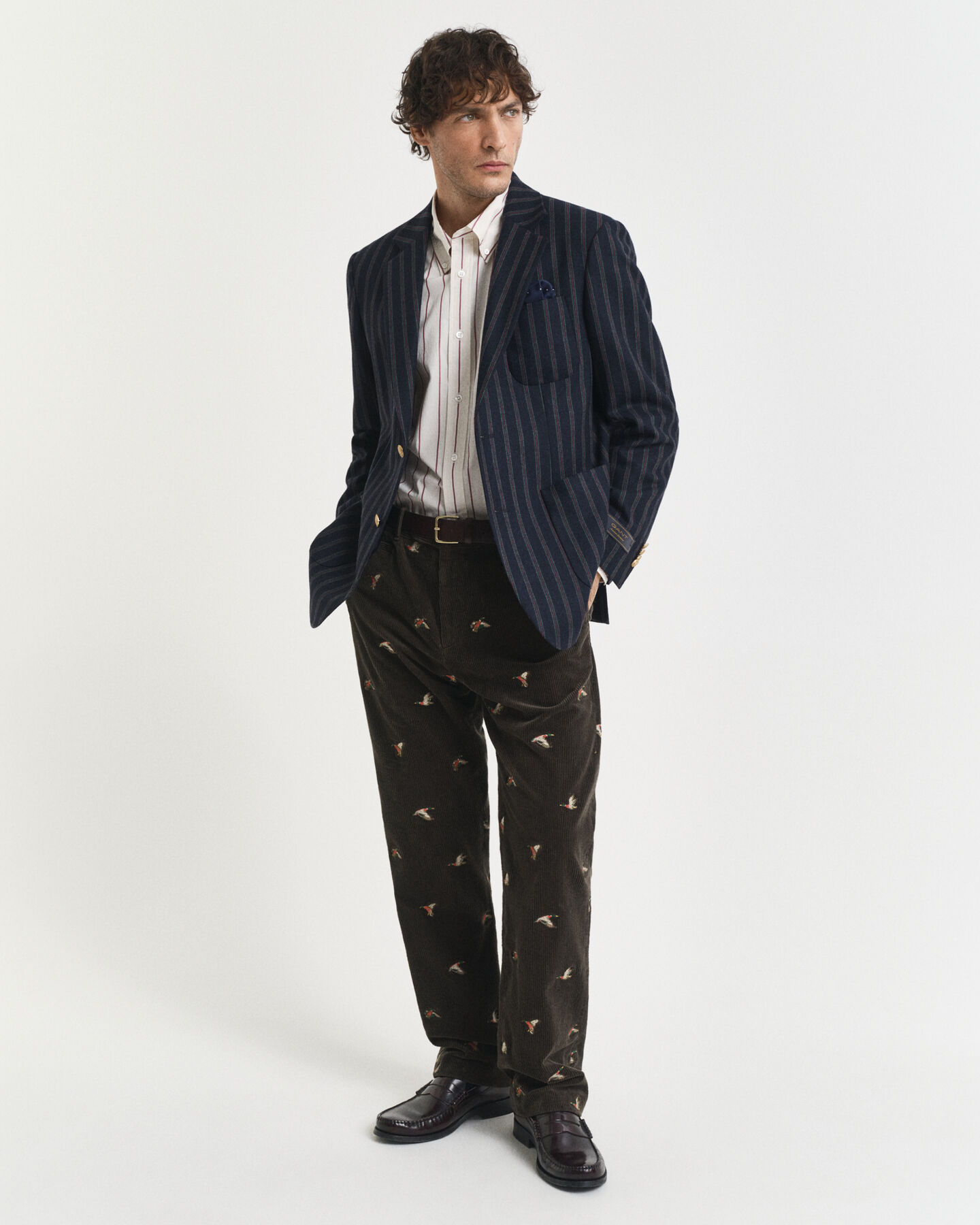 Relaxed Fit Heritage Popelin Hemd mit Streifen