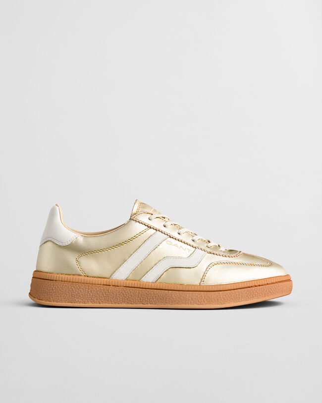 Cuzima Sneaker aus Metallic-Leder