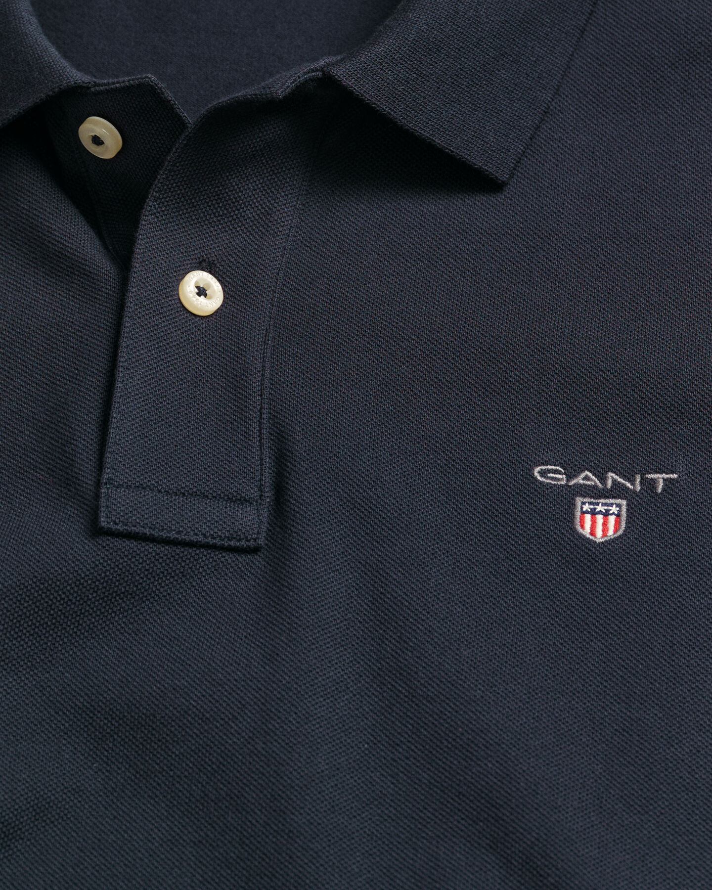 Original Piqué Langarm-Poloshirt