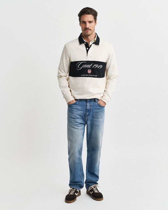 Heavy Rugger mit Blockstreifen