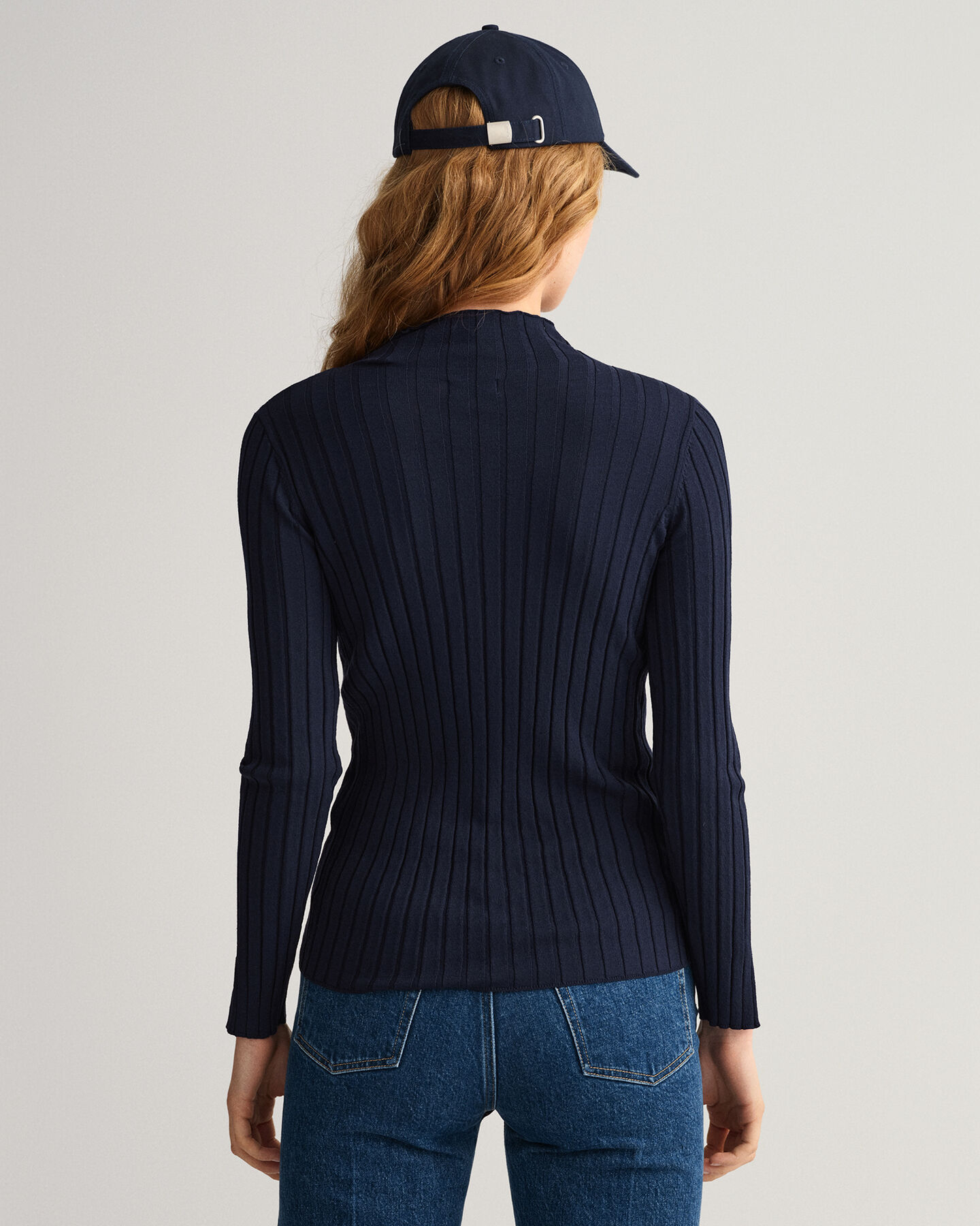 Gerippter Strickpullover