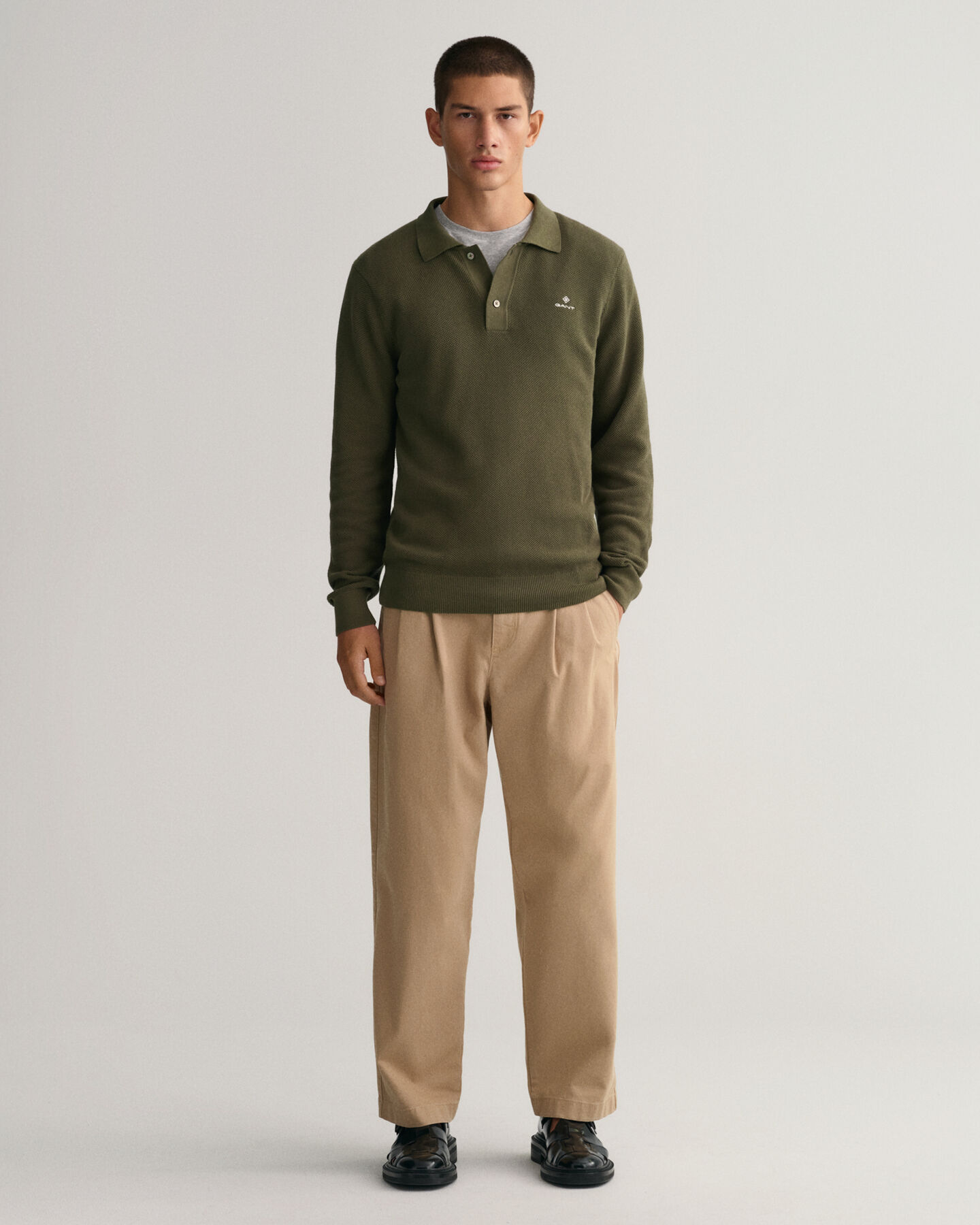 Polopullover aus Baumwoll-Piqu&eacute;