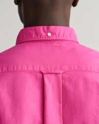 Regular Fit Sunfaded Oxford-Hemd