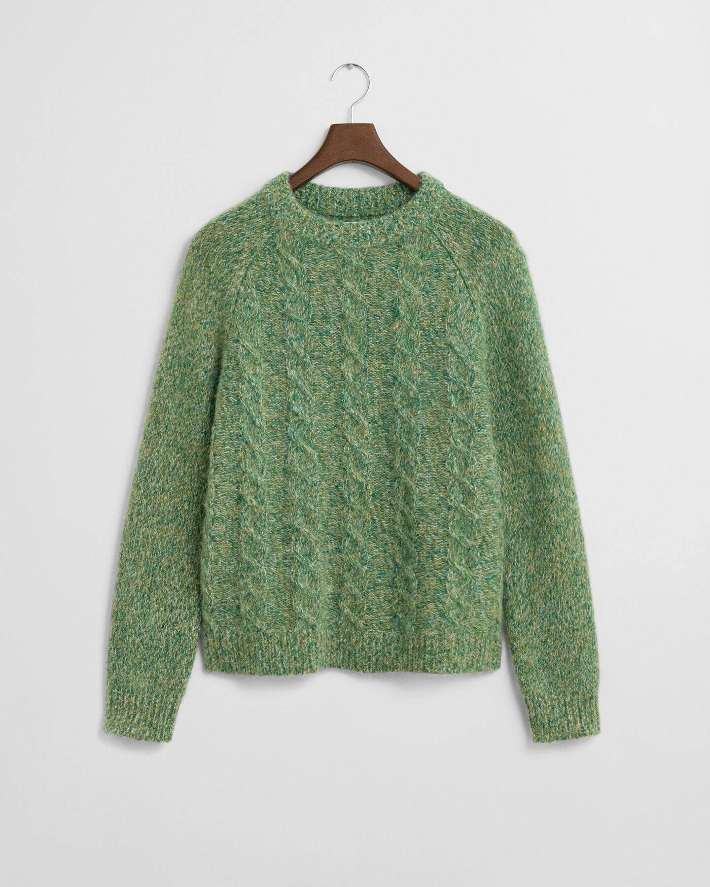 Zopfstrick Rundhalspullover