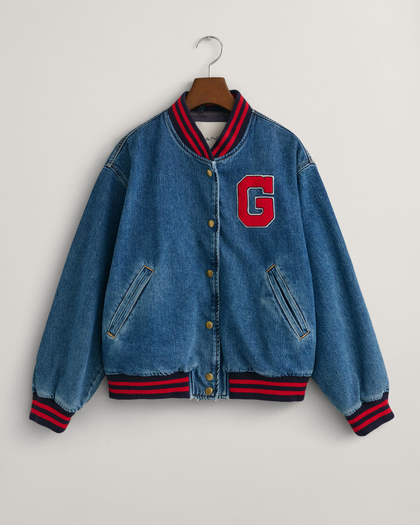 Denim Varsity Jacke
