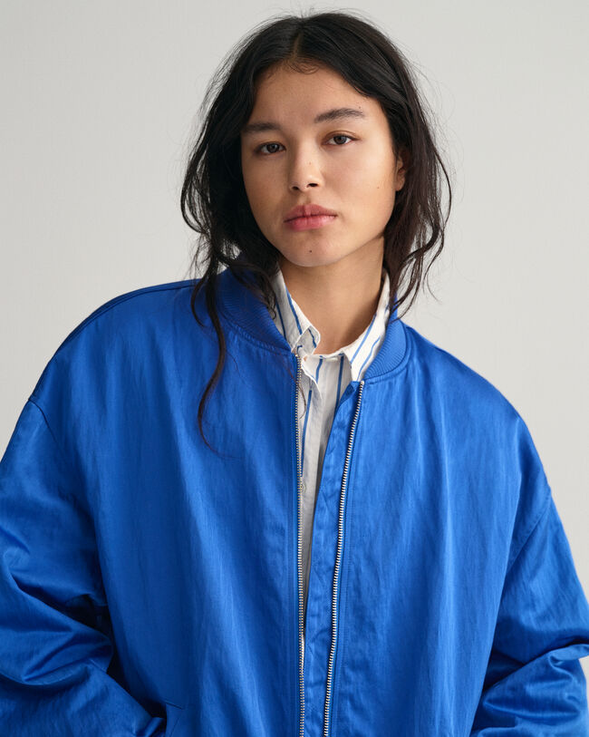Satin Bomberjacke