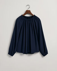 Bluse mit U-Boot-Ausschnitt