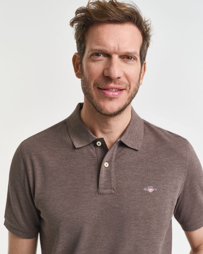 Regular Fit Shield Piqué Poloshirt