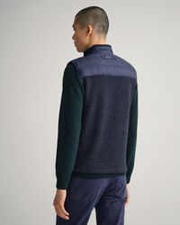 Leicht wattierte Mixed Media Weste