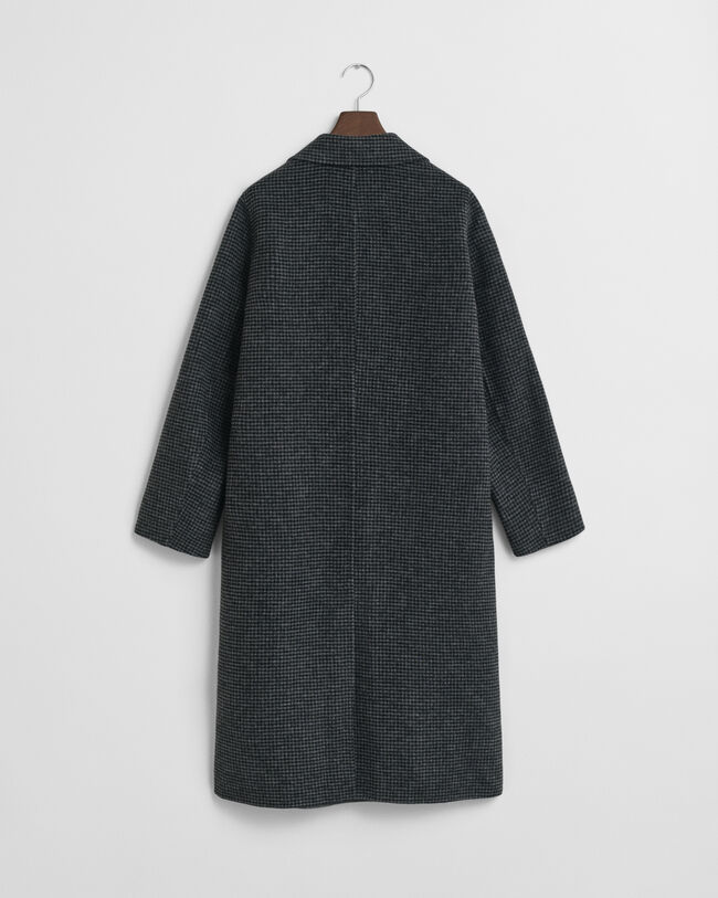 Handgenähter Mantel mit Karomuster