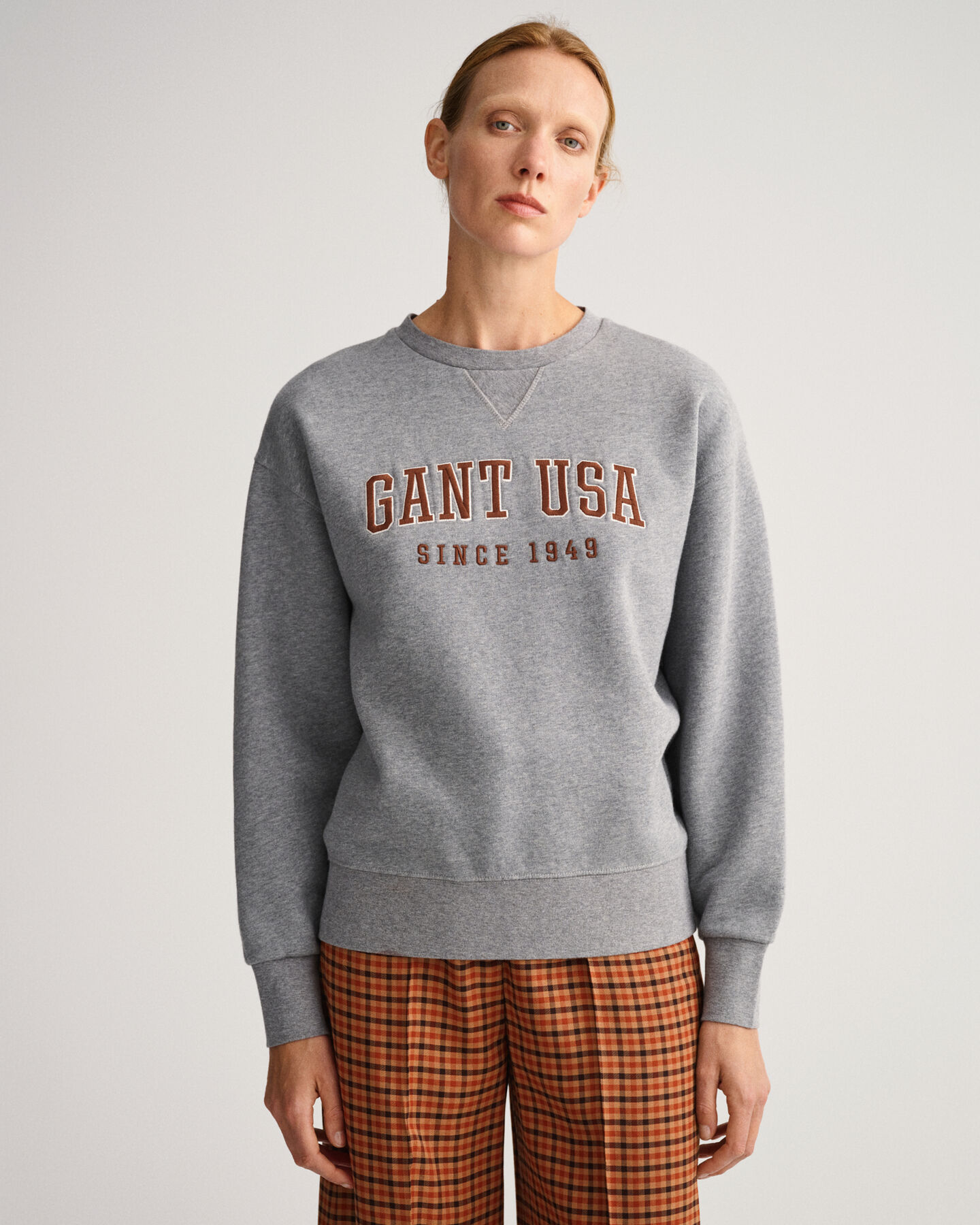 USA Graphic Rundhals-Sweatshirt