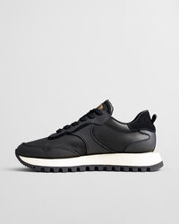 Caffay Sneaker aus Veloursleder und Satin