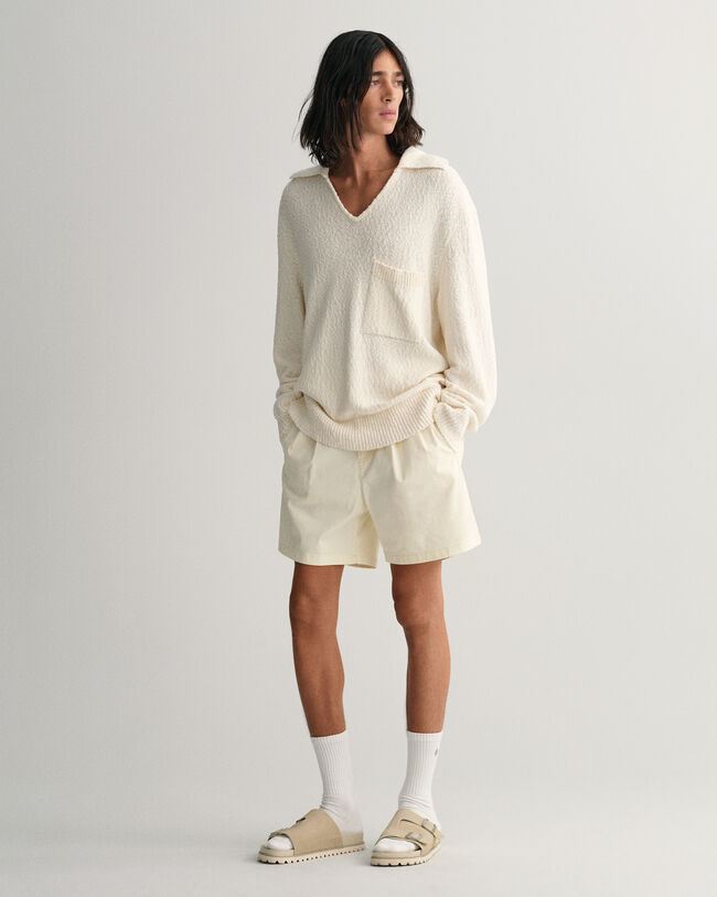 Relaxed Fit Shorts mit Bundfalten