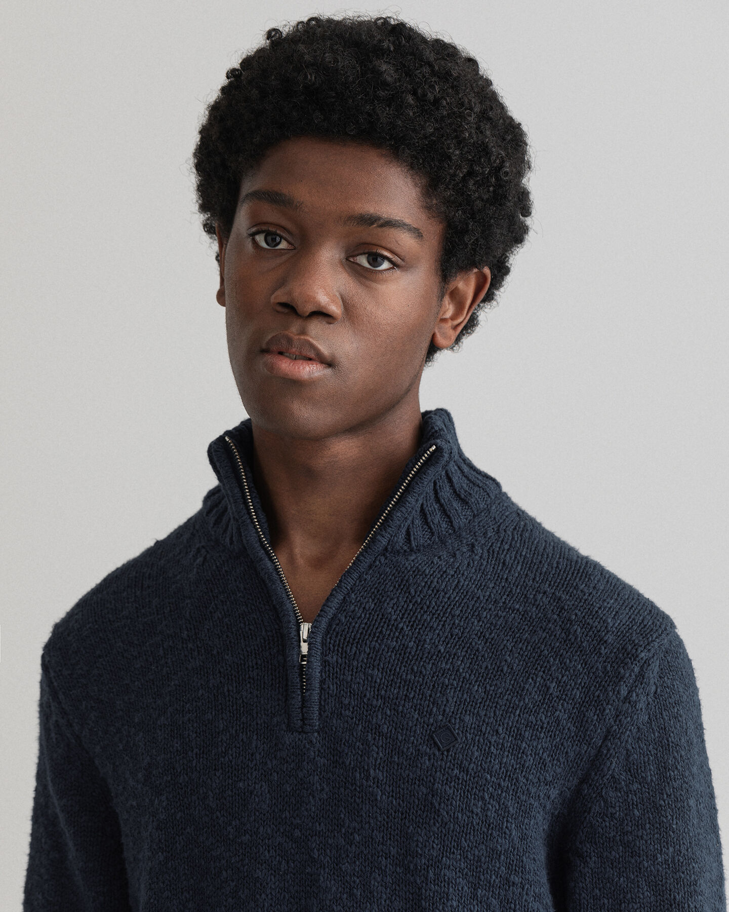 Relaxed Fit Troyer aus Flammgarn