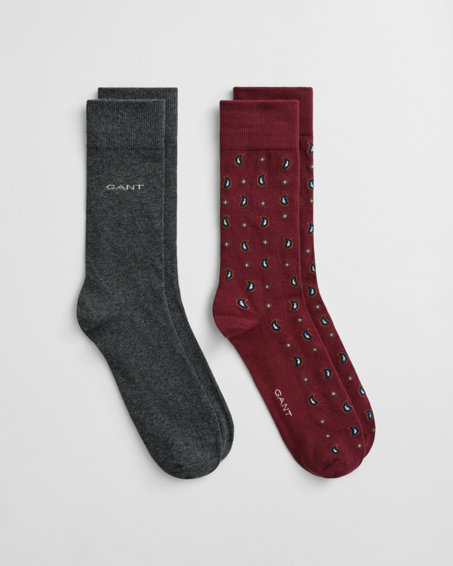 2er-Pack Paisley Socken mit Muster in Geschenkbox