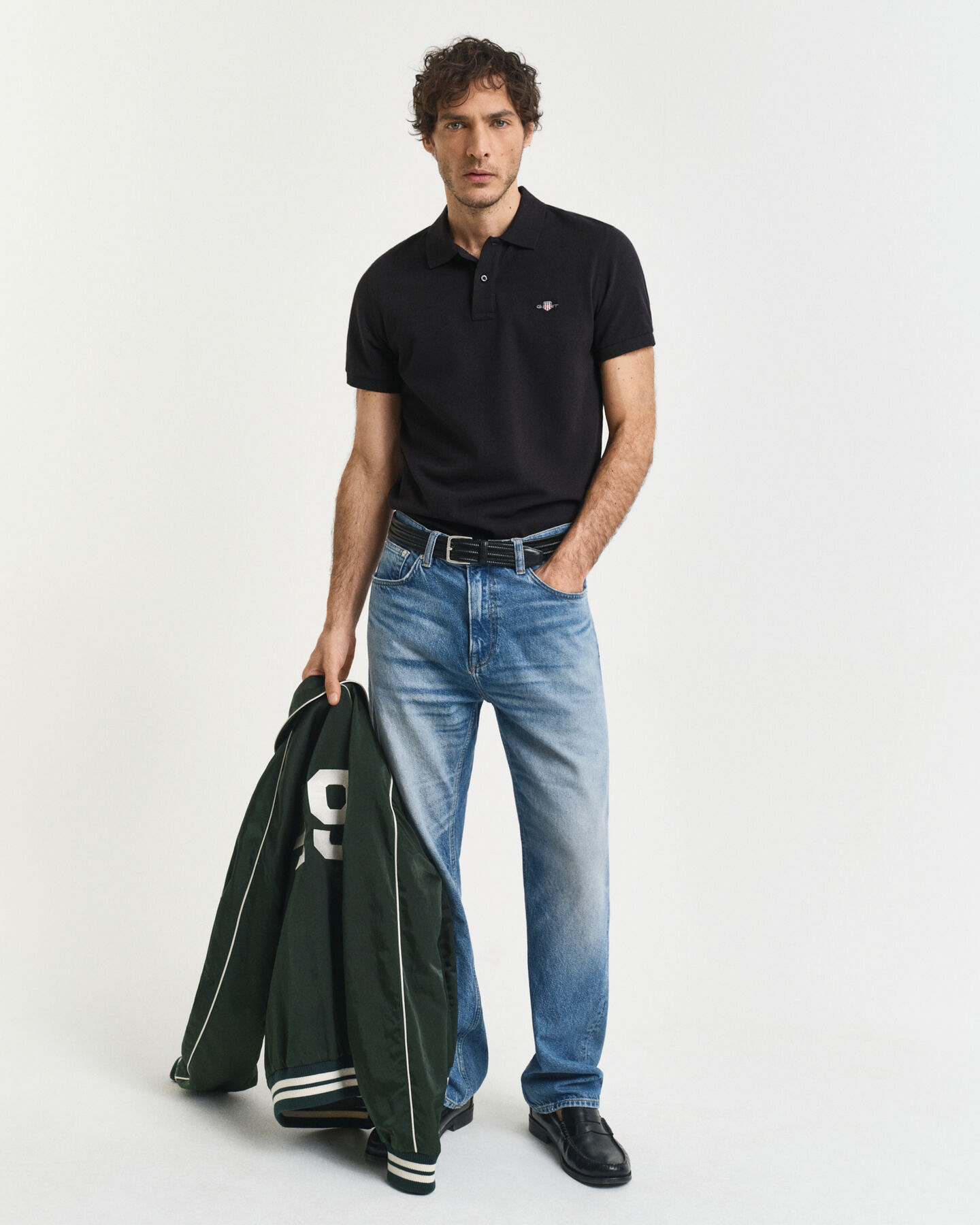 Slim Fit Archive Shield Piqué Poloshirt