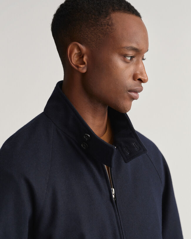 Harrington Jacke aus Wolle