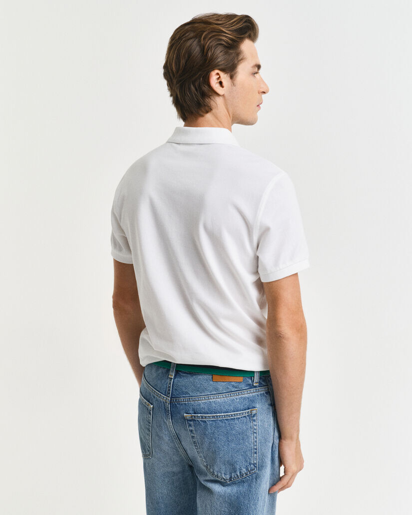 Slim Fit Archive Shield Piqué Poloshirt
