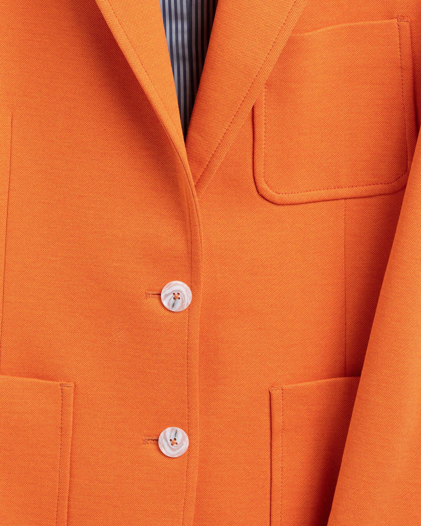 Melierter Regular Fit Jersey Blazer