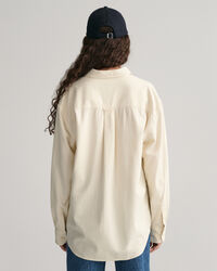 Relaxed Fit Utility-Bluse