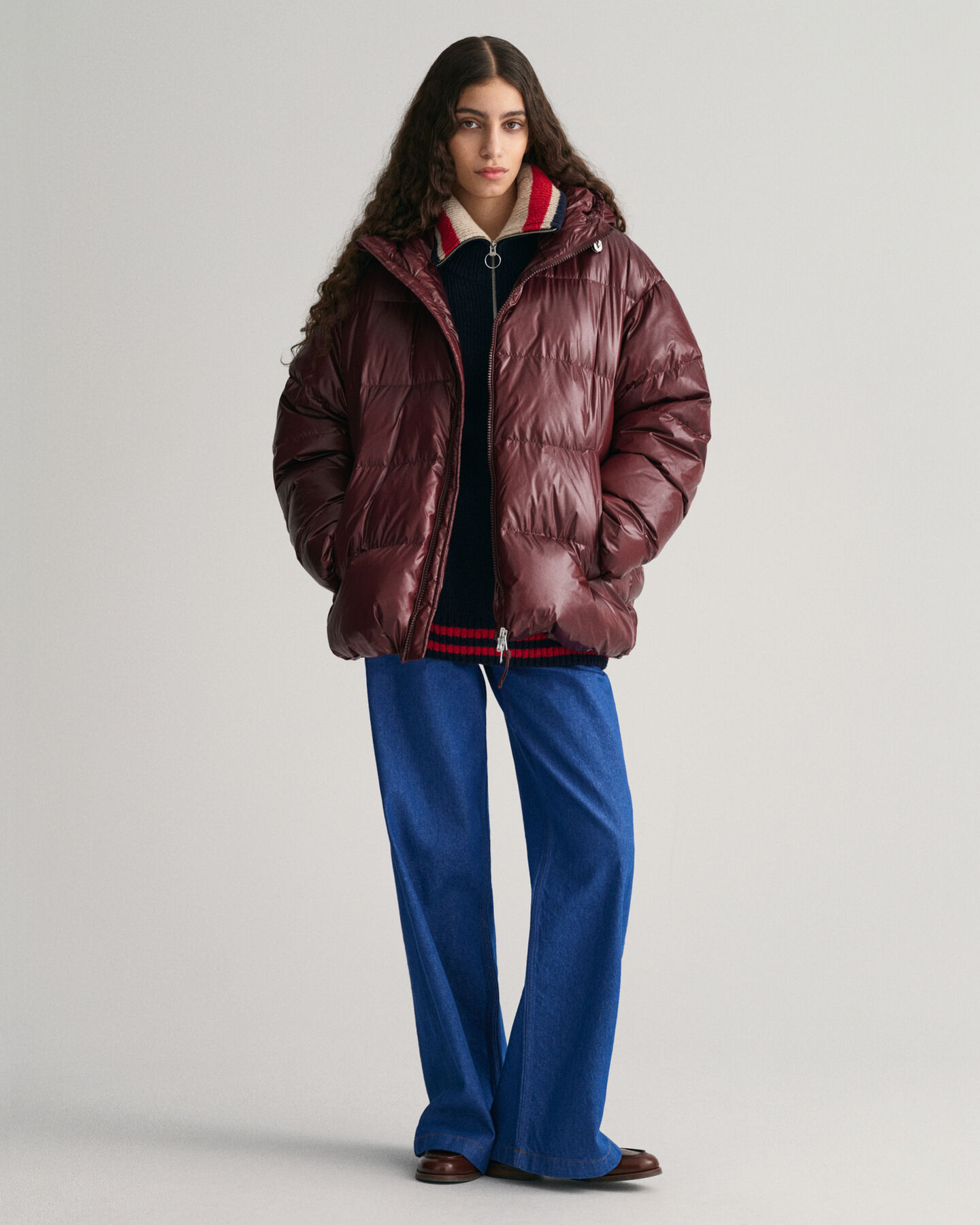 Shiny Puffer Daunenjacke