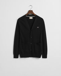 Classic V-Neck Strickjacke aus Baumwolle