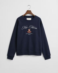 Crest Graphic Rundhals-Sweatshirt
