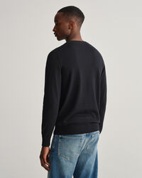 Baumwoll Kaschmir Rundhalspullover