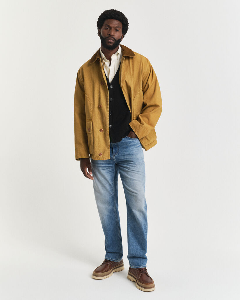 Casual Cotton Strickjacke