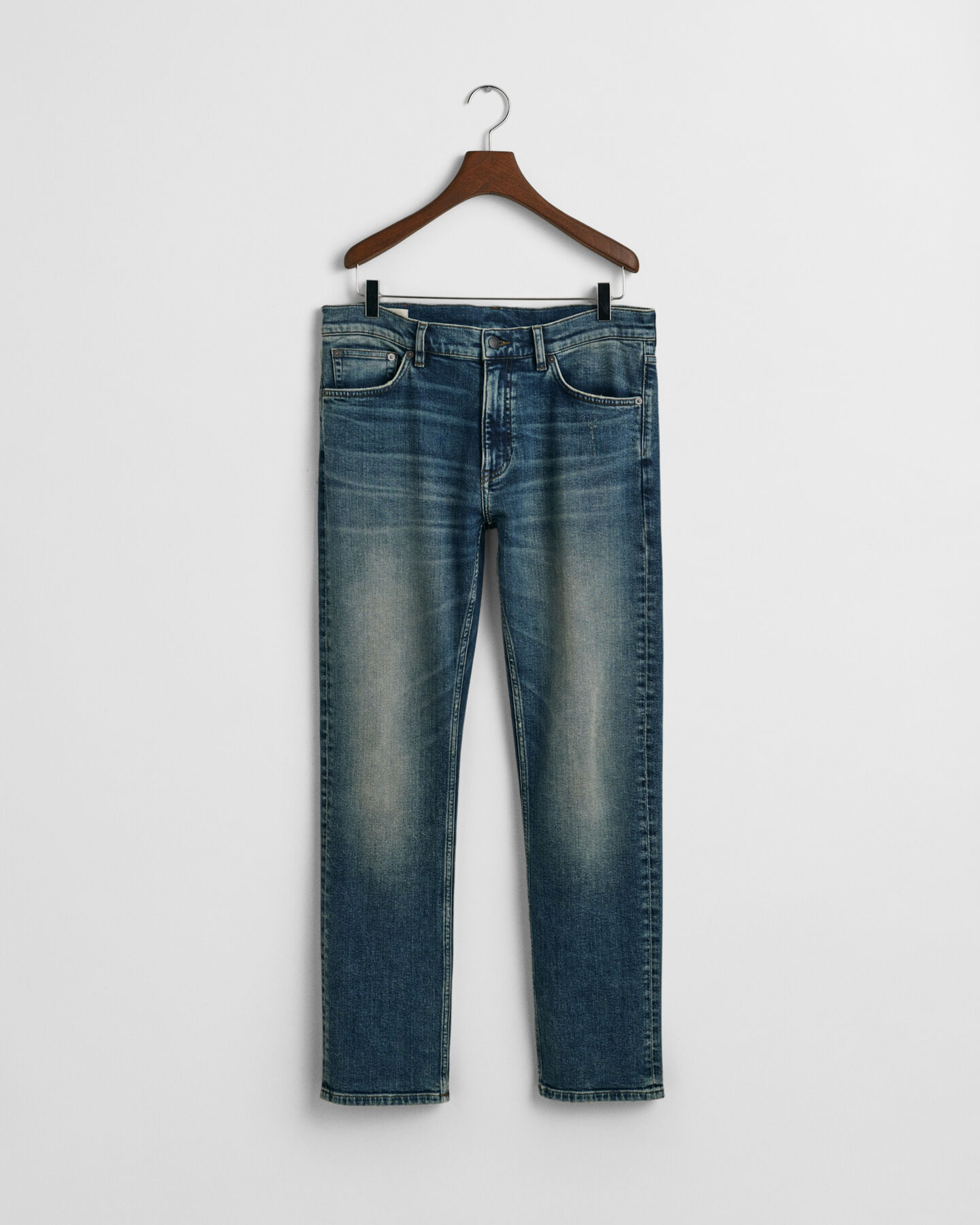 Regular Fit Jeans mit Vintage-Waschung