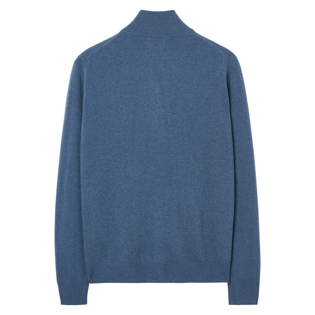 Strickjacke aus Super Fine Lambswool mit Rei&szlig;verschluss