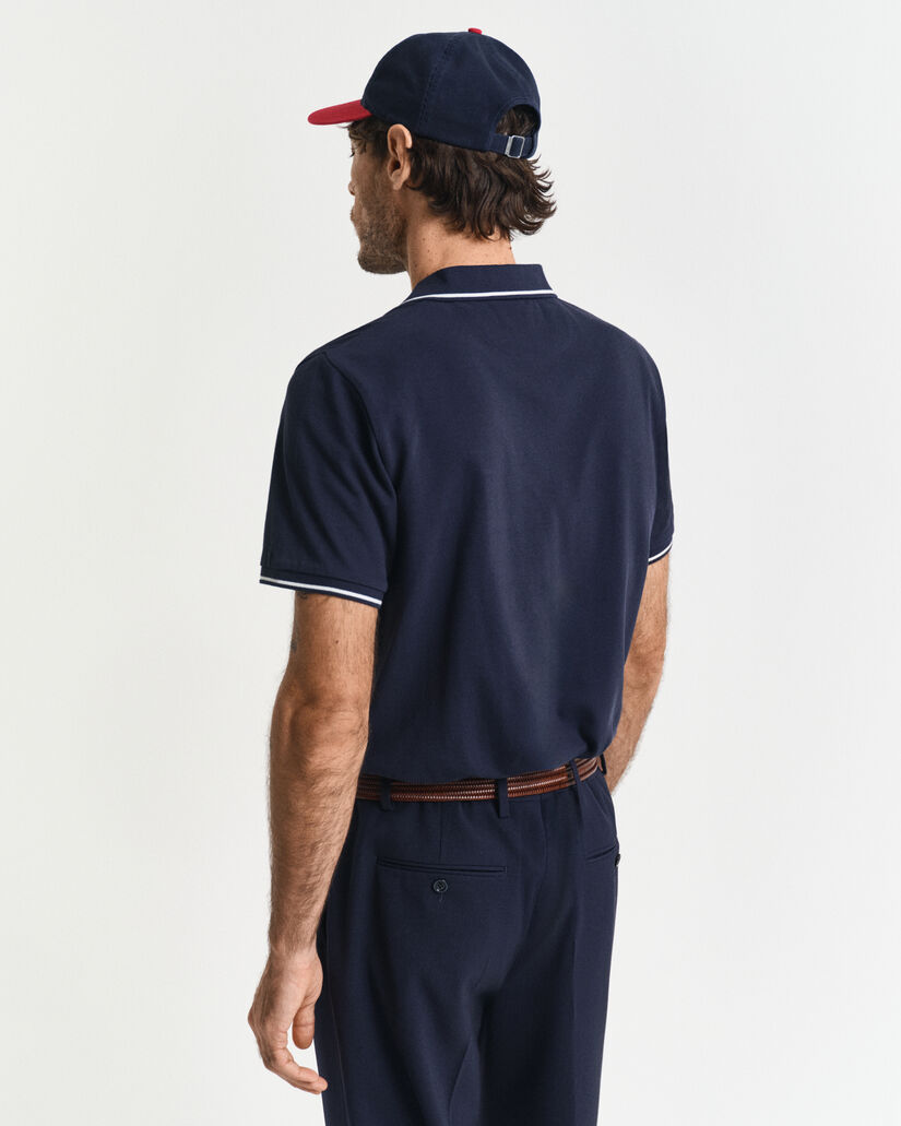 Tipped Piqué Poloshirt