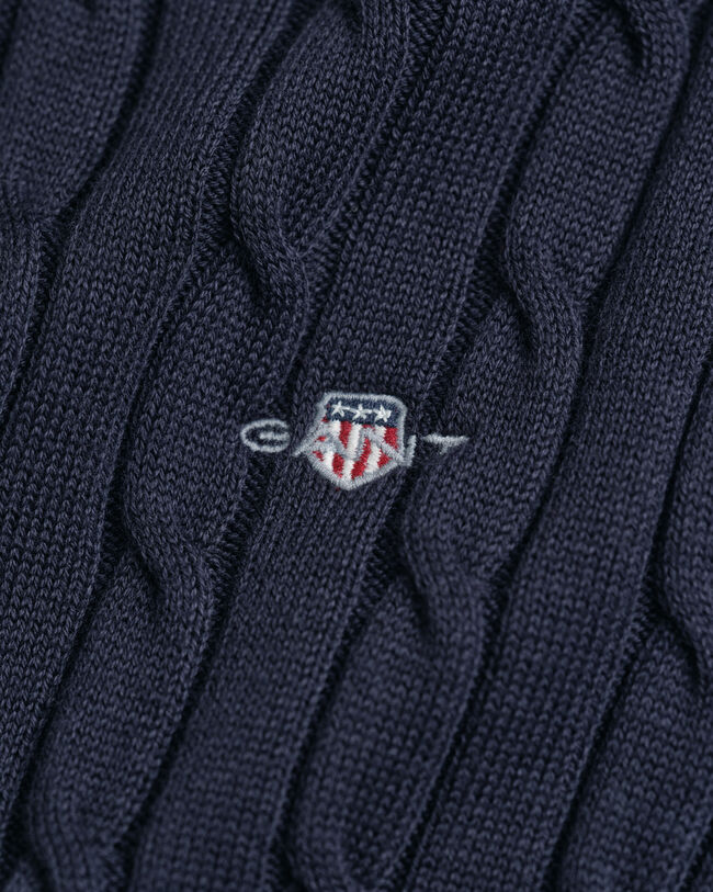 Teen Girls Zopfstrick Kleid aus Stretch-Baumwolle