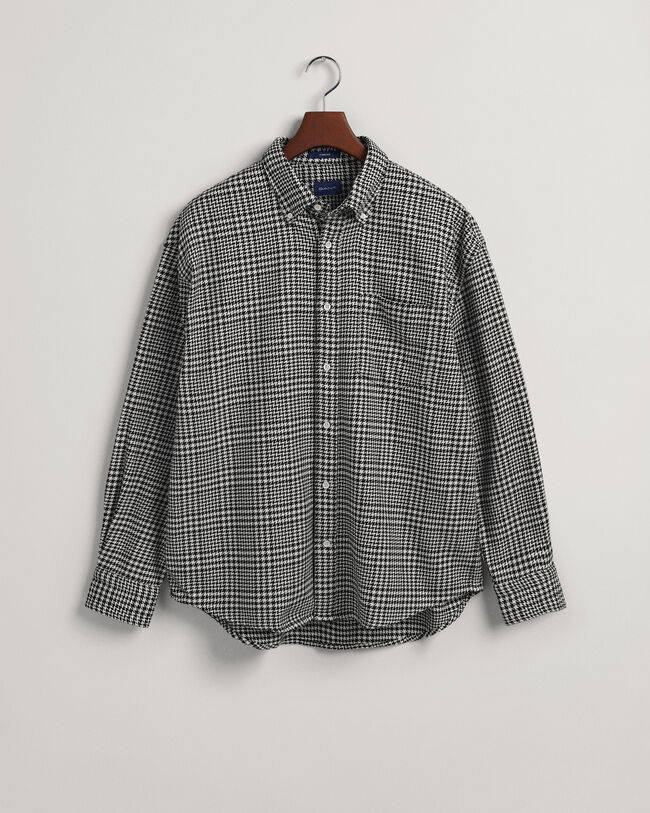 Oversized Houndstooth Baumwollhemd