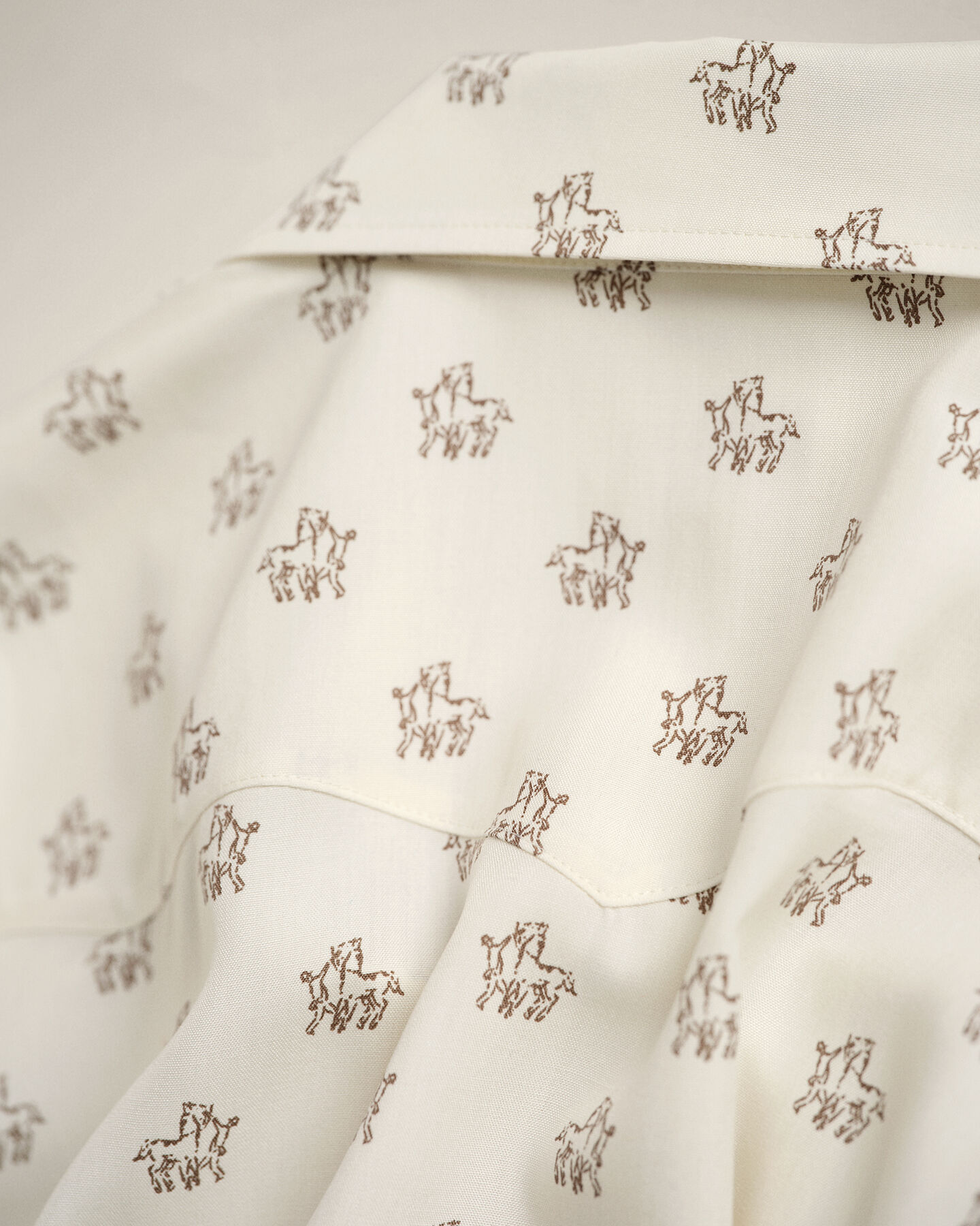 Wrangler x GANT Slim Fit Western Seidenhemd