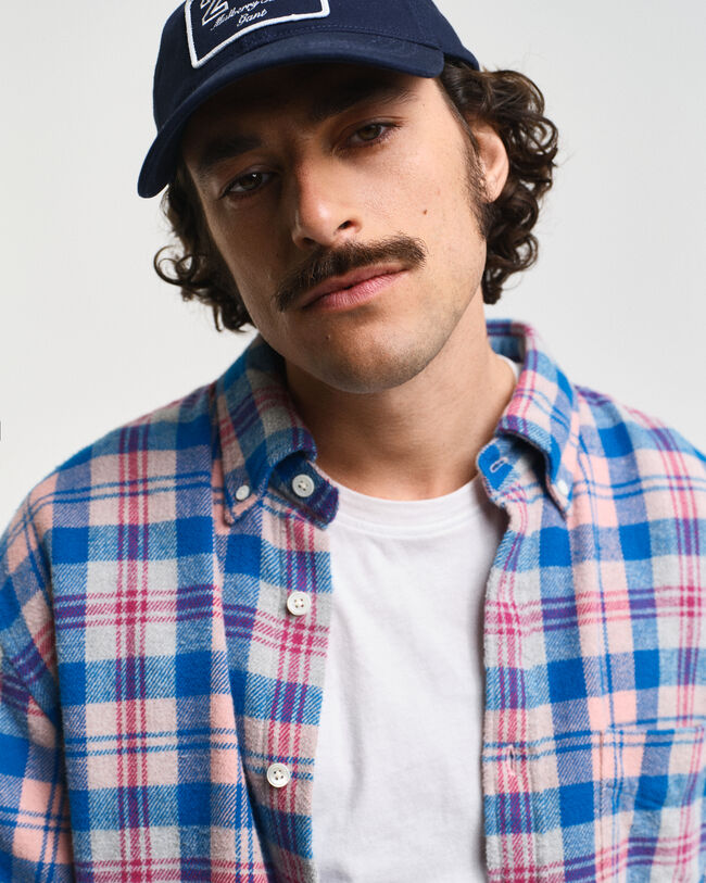 Relaxed Fit Flanellhemd mit Karomuster