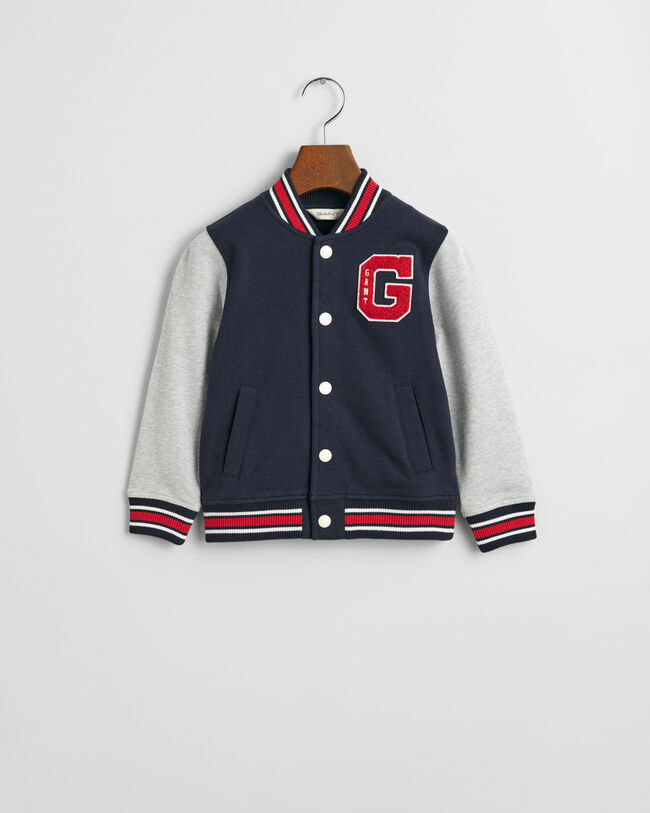 Kids GANT Varsity Sweatjacke